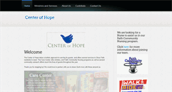 Desktop Screenshot of centerofhopesf.org