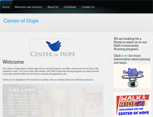 Tablet Screenshot of centerofhopesf.org